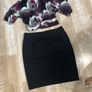 Banana Republic Black Pencil Skirt